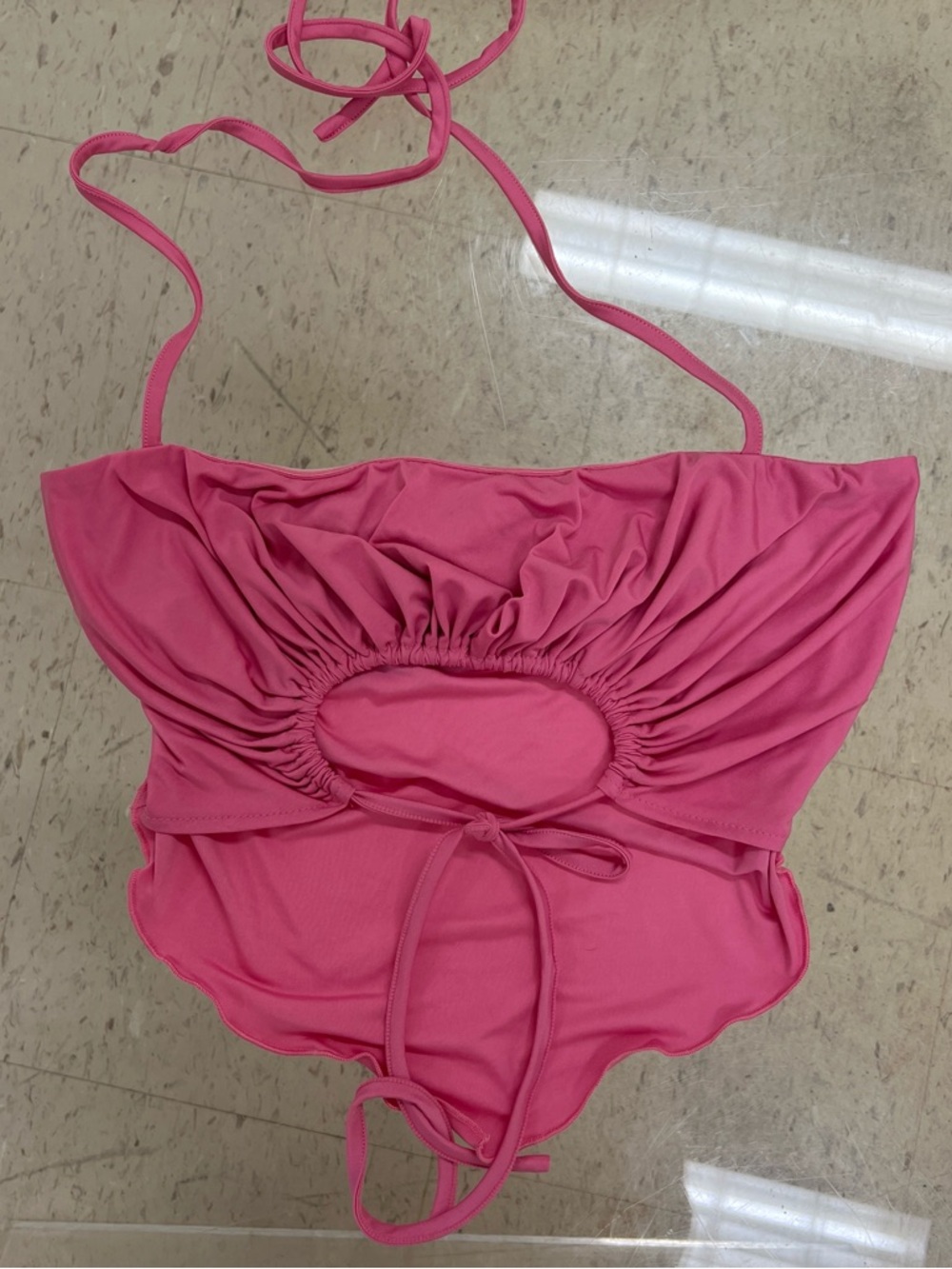 I.Am.Gia Kaleia Halter Crop Top in pink